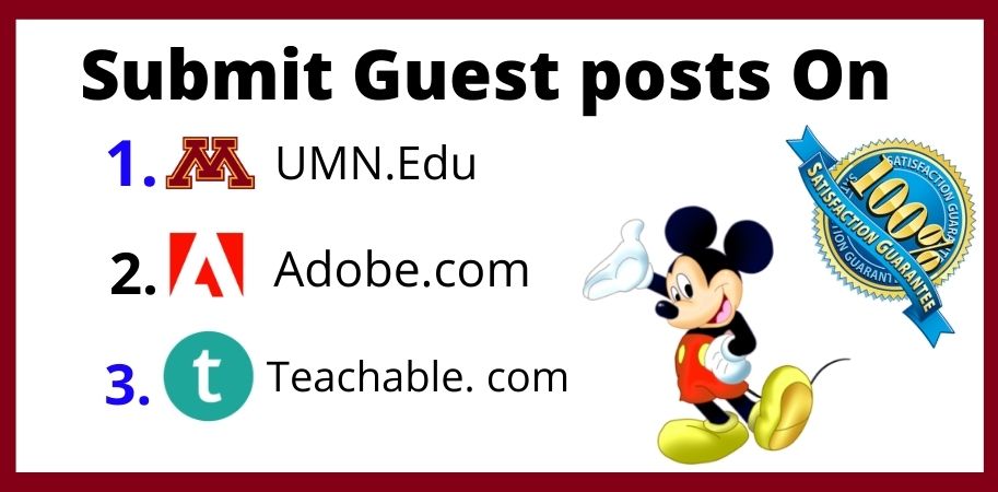 High quality edu guest posts on high DA PA blog.
