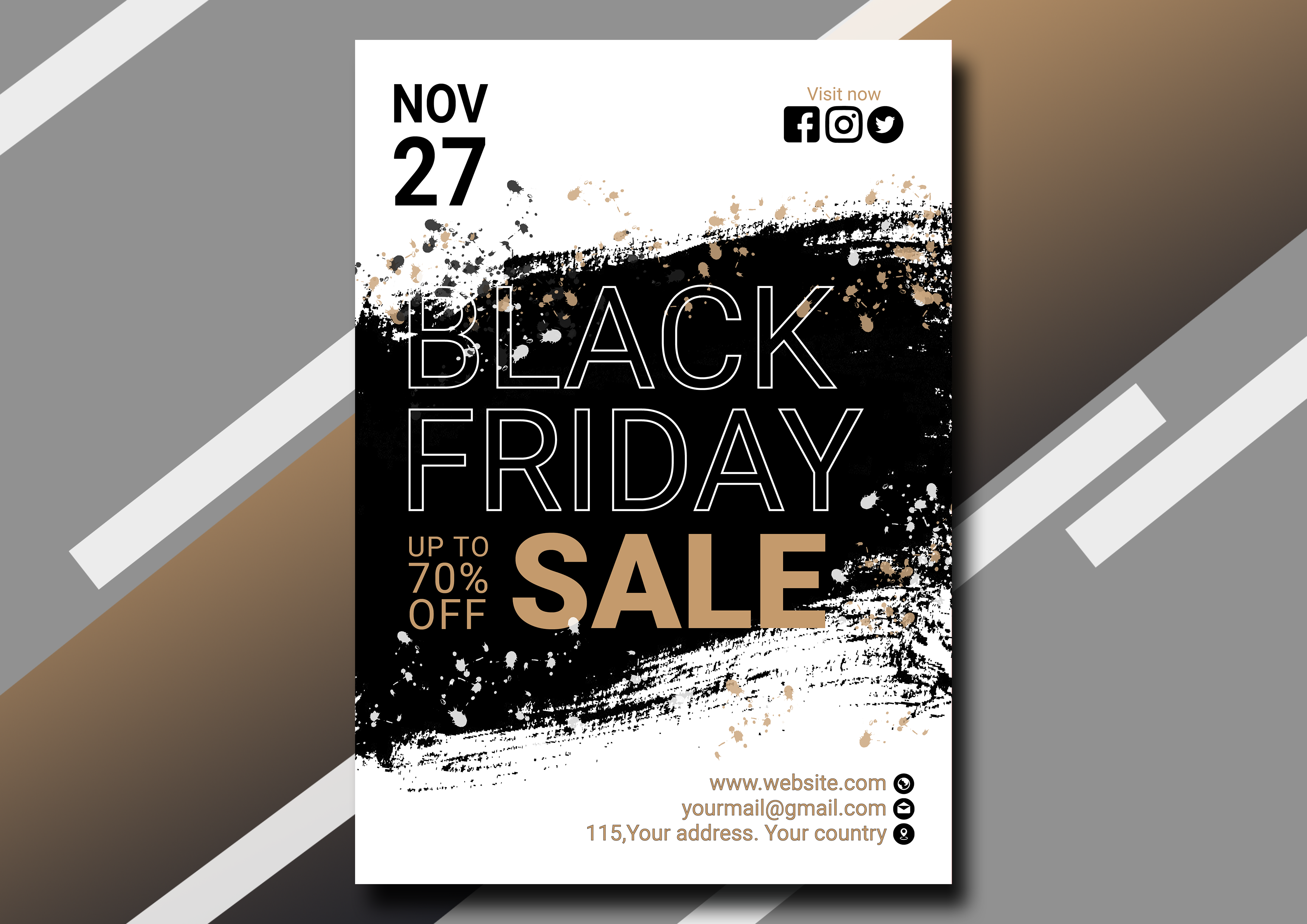 I will creat an awesome flyer for you in a suitable t...