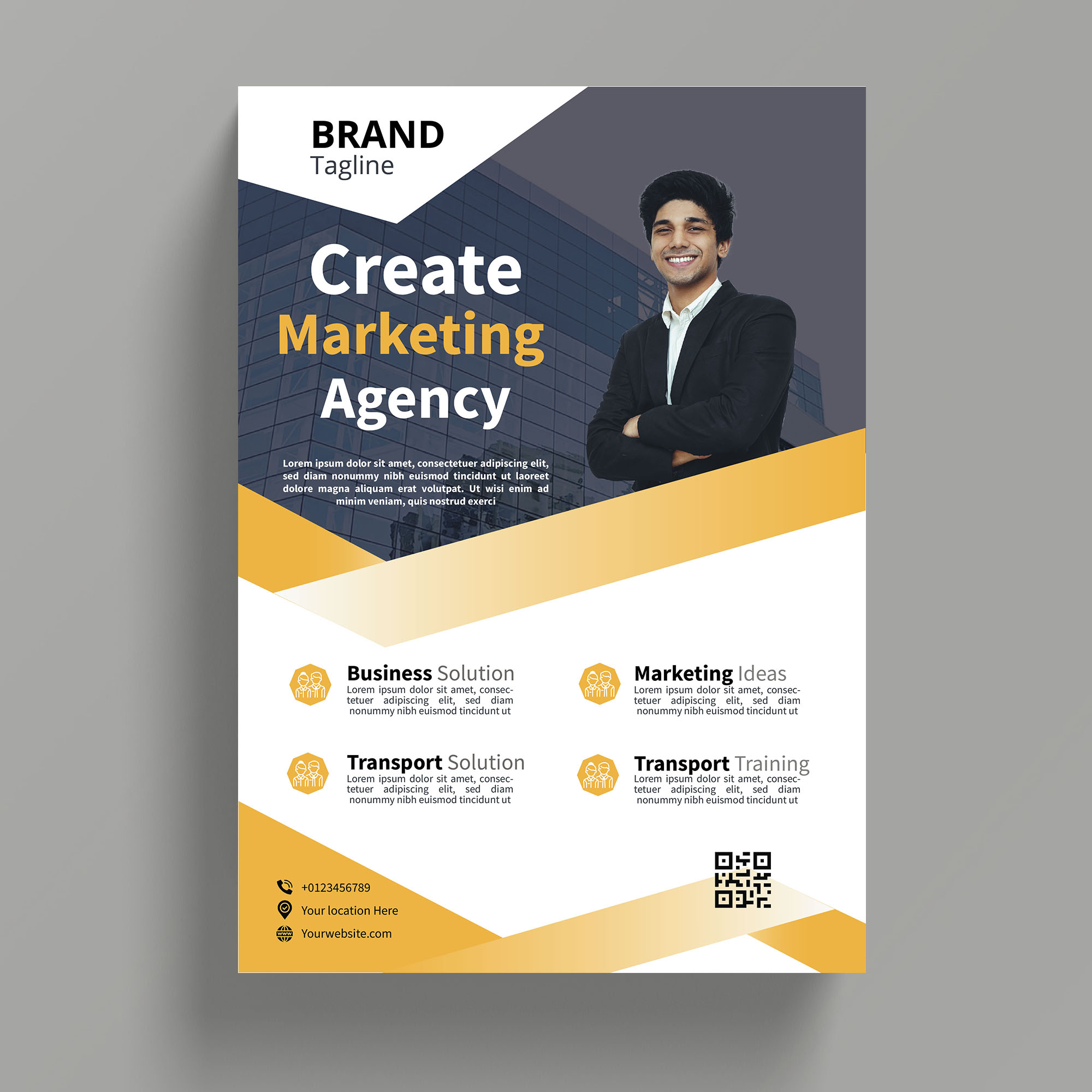 I will design professional corporate flyer rapidly