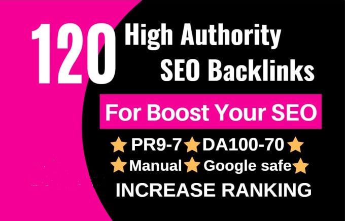 I will do 120 high authority SEO link building backli...