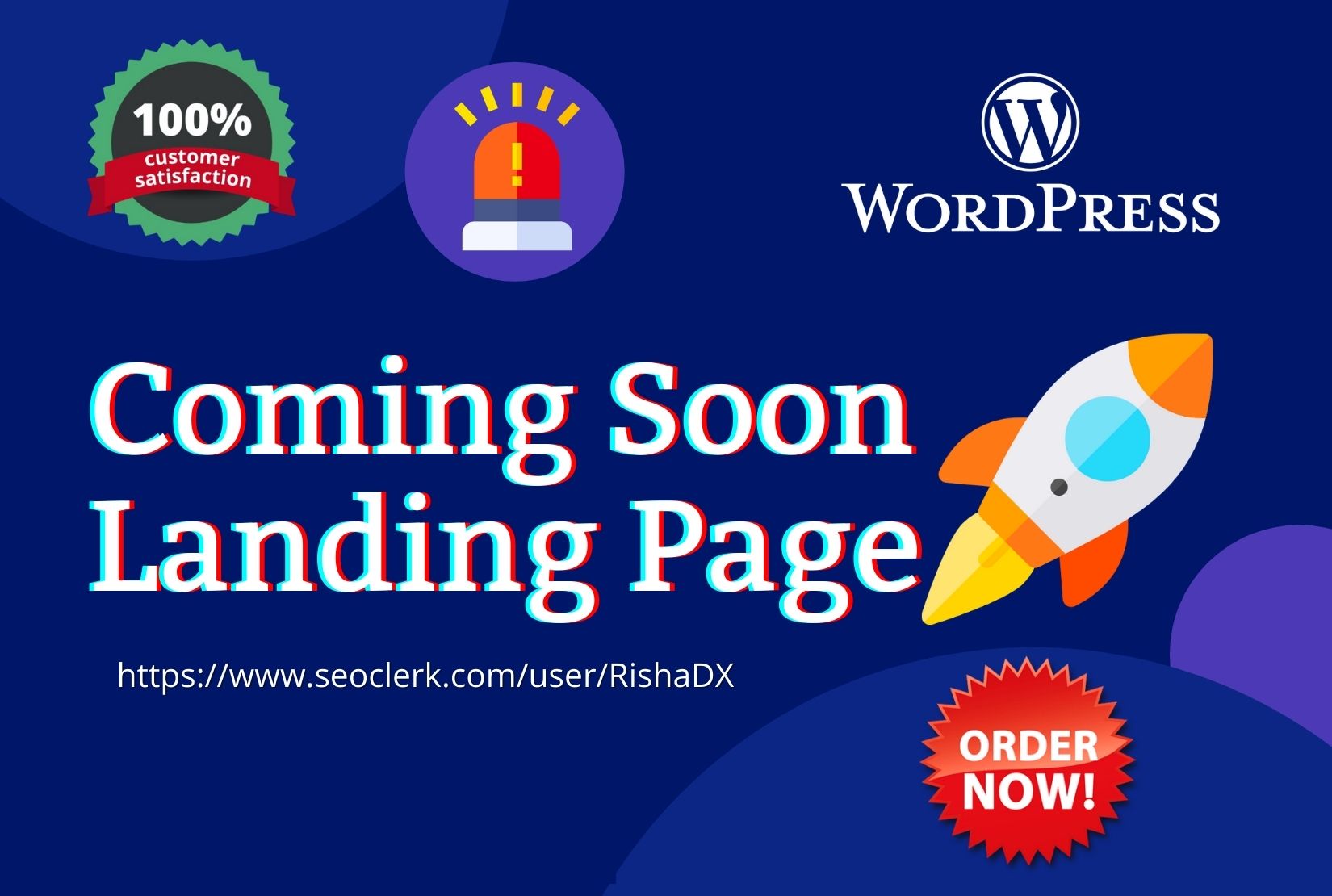 I will create coming soon under construction landing ...