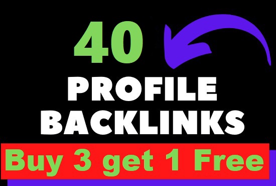 I Will Create 40 Profile Backlinks On High Authority ...