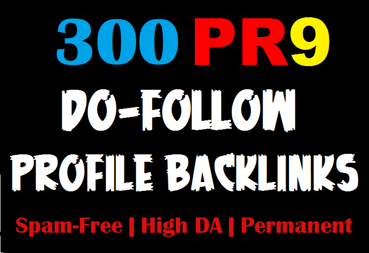 I Will Do 300 High Domain Authority SEO Profile Backl...