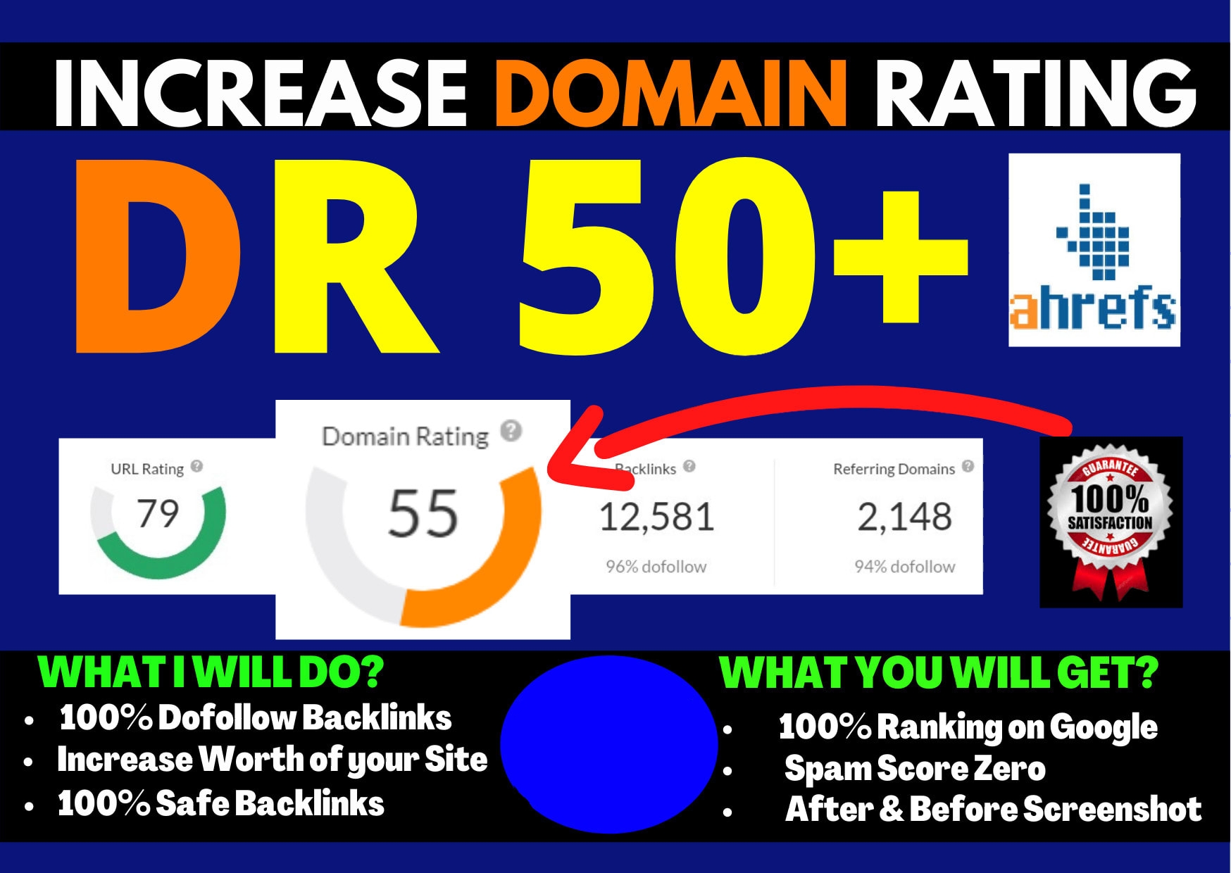 Increase Ahrefs DR 50+, Increase Domain Rating with ...