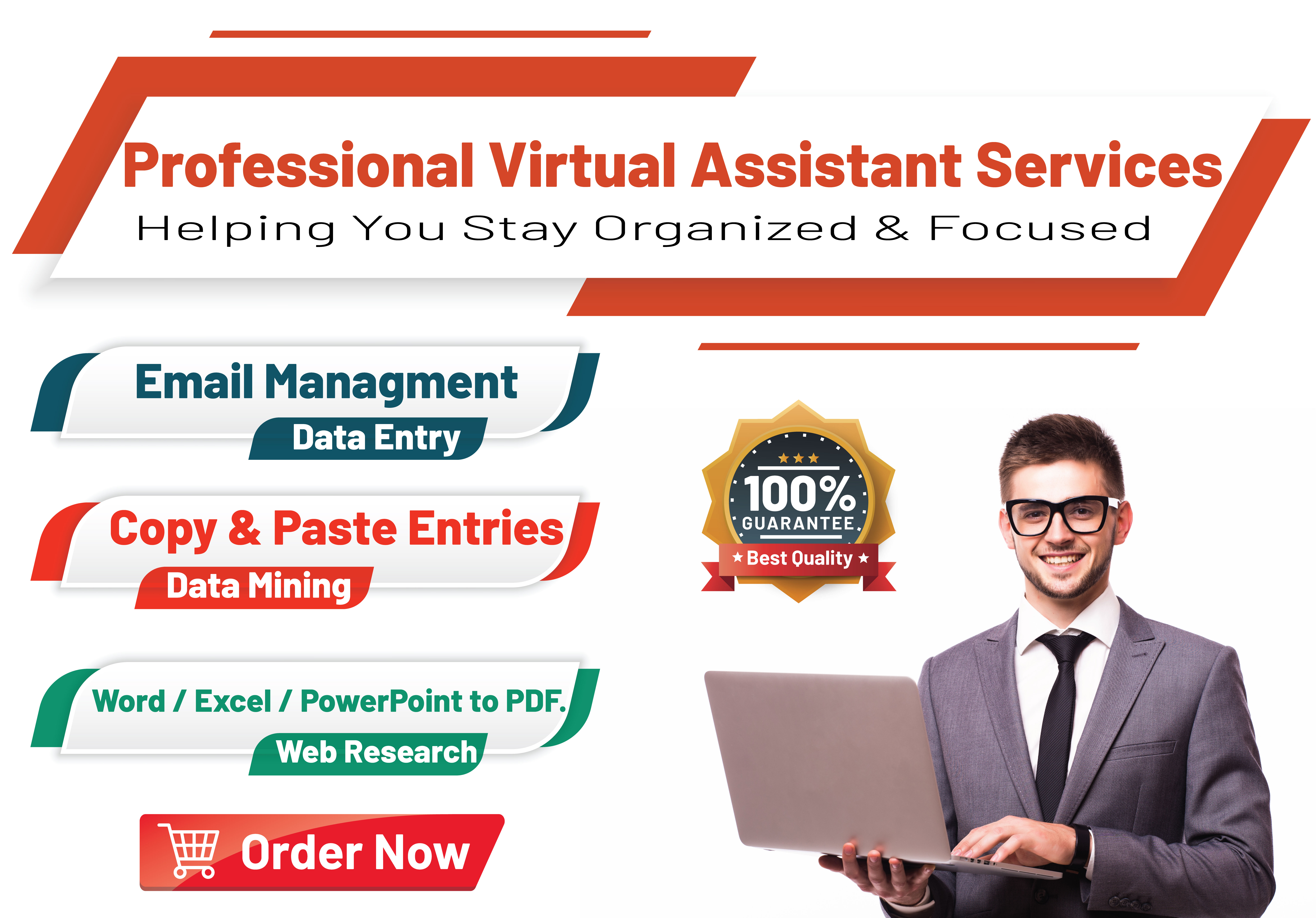 I Will Be Your Reliable Virtual Assistant for Adminis...