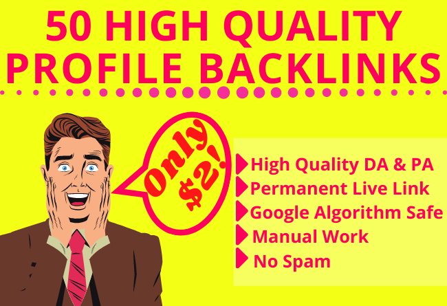 Manually Build 50 High-Quality Profile Backlinks For ...