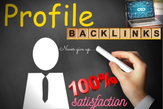 I will give 70 do follow profile backlinks