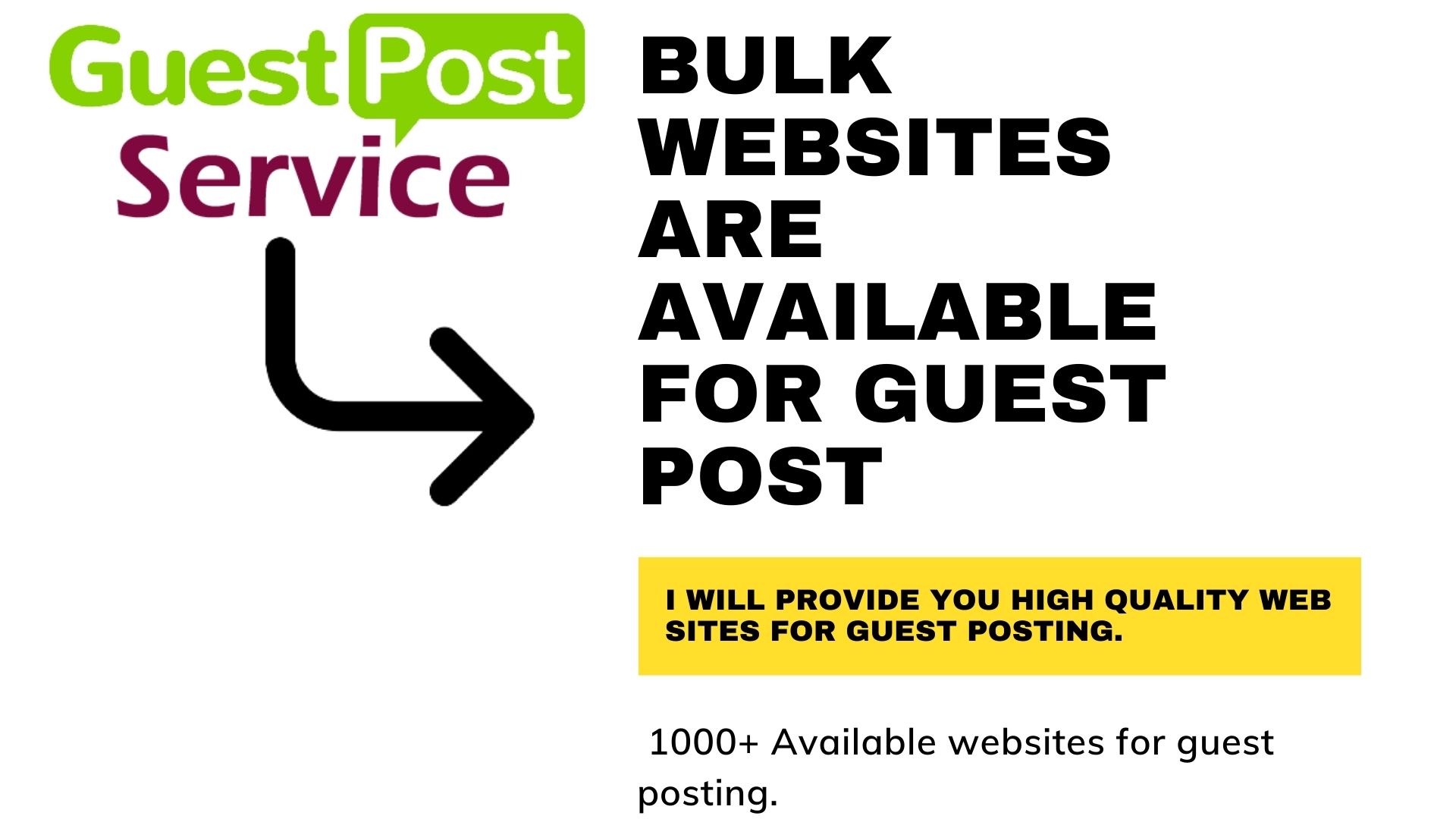Bulk quantity high quality backlinks available for gu...
