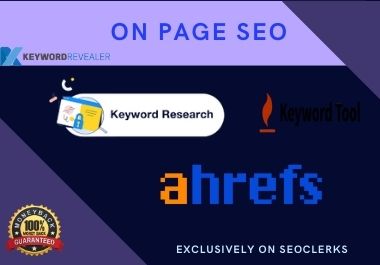 I will do keyword research and competitor analysis fo...