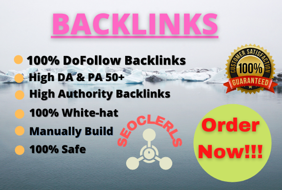I will build high quality SEO Dofollow backlinks for ...