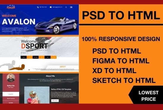 Convert PHD TO HTML that is responsive and browser co...
