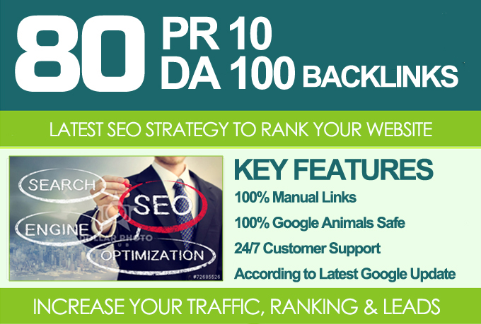 MANUALLY Do 80 UNIQUE PR10 SEO BackIinks on DA100 sit...