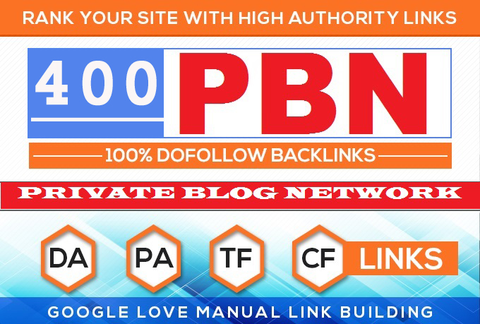 Build 400 HomePage PBN All. COM Domains Backlinks All...