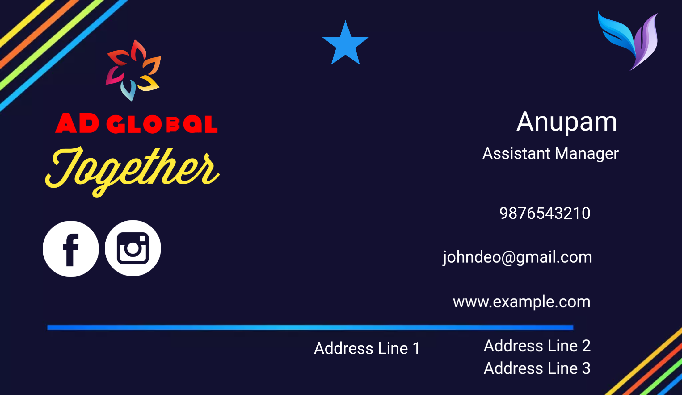 I will design world class digital and printed busines...