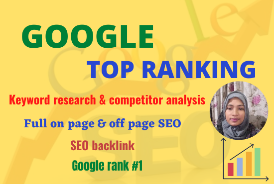 I will do google top ranking your website with full S...