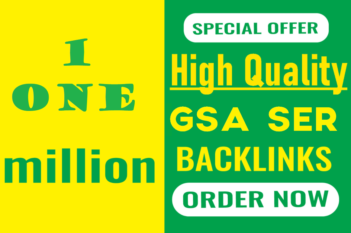 I will do 1M highly verified backlinks to your websit...