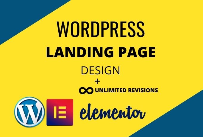 I will create a modern landing page design with respo...