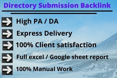I will find top niche directory submission backlinks ...