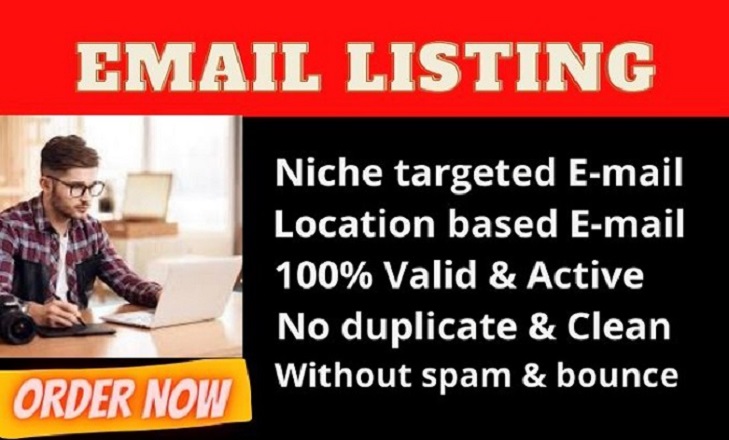 I will collect active and valid niche targeted email ...