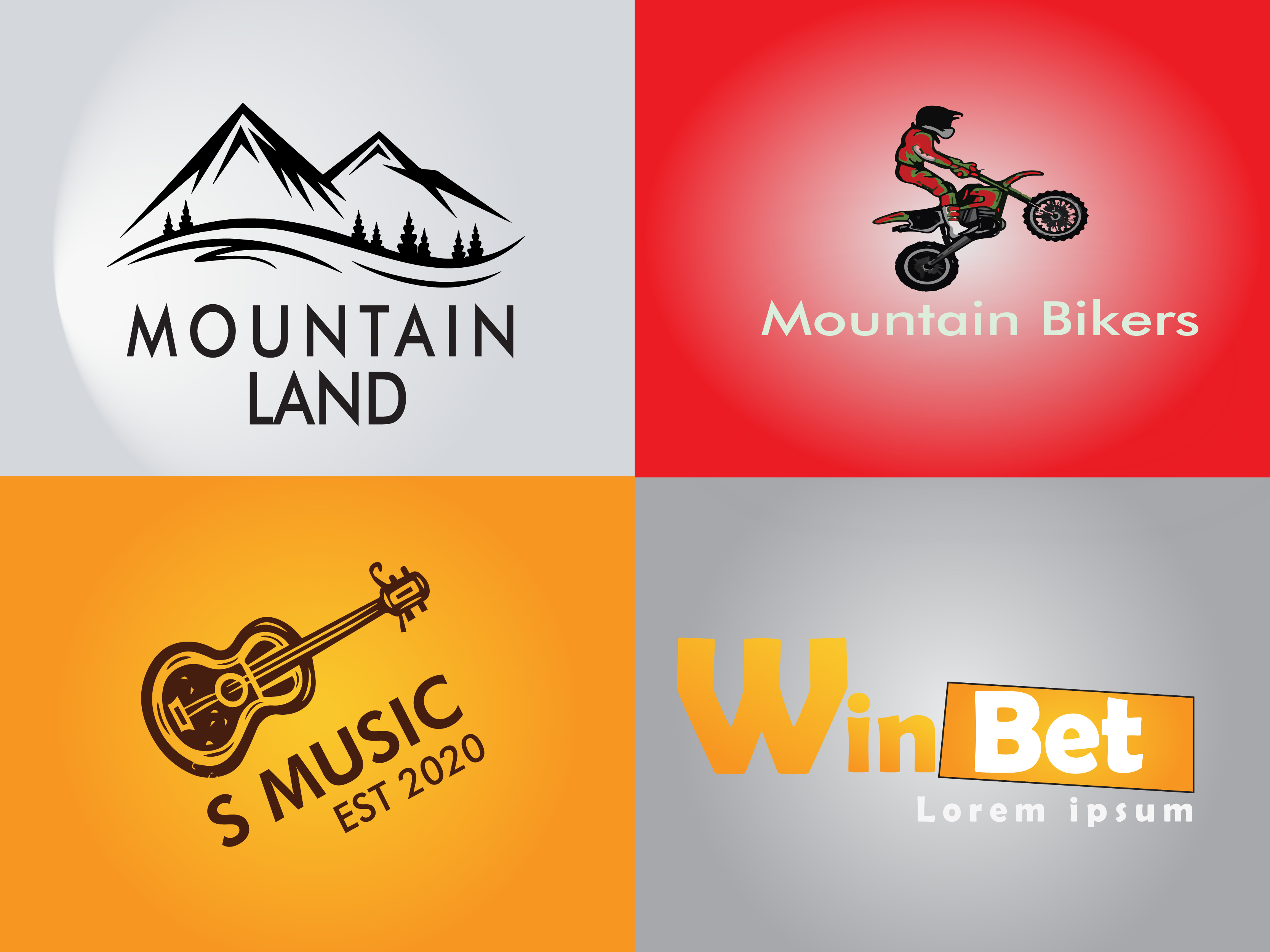 I will create your minimalist 1 logo in 1 day