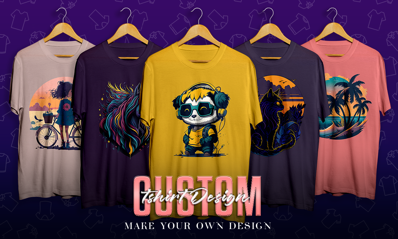 I will create custom illustration and minimalist t sh...