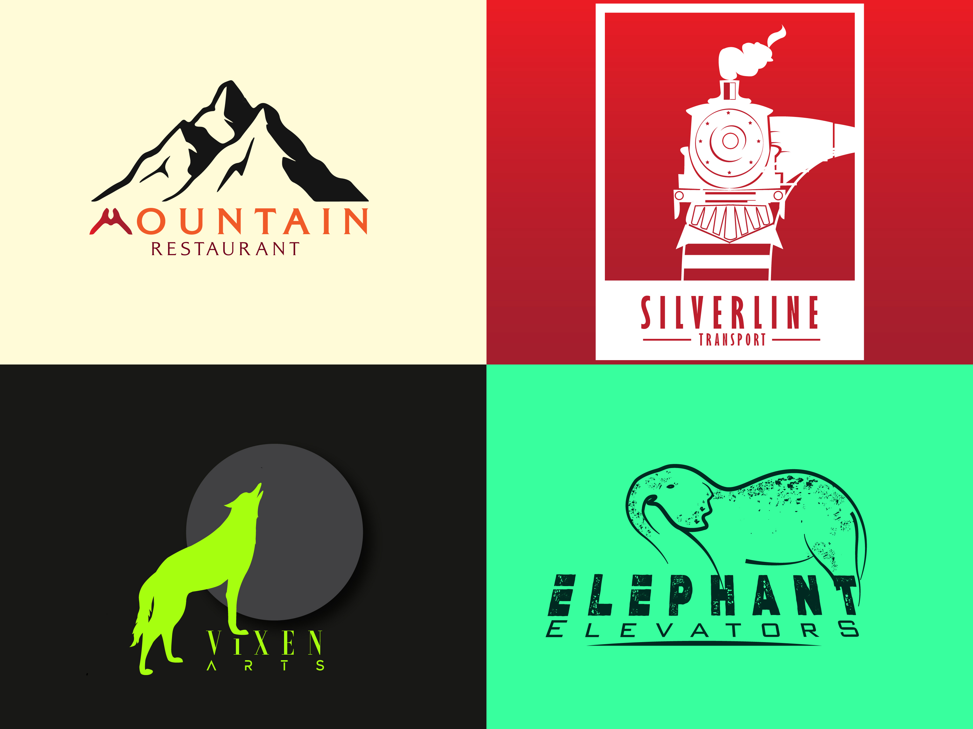 I will create logos for you that will be entirely my ...