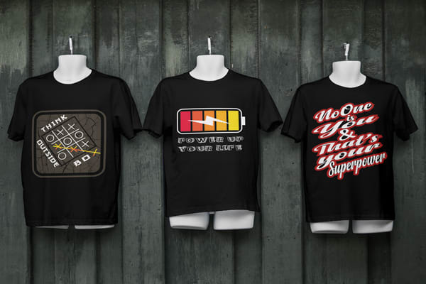 Design wonderful and uncommon typography t shirt