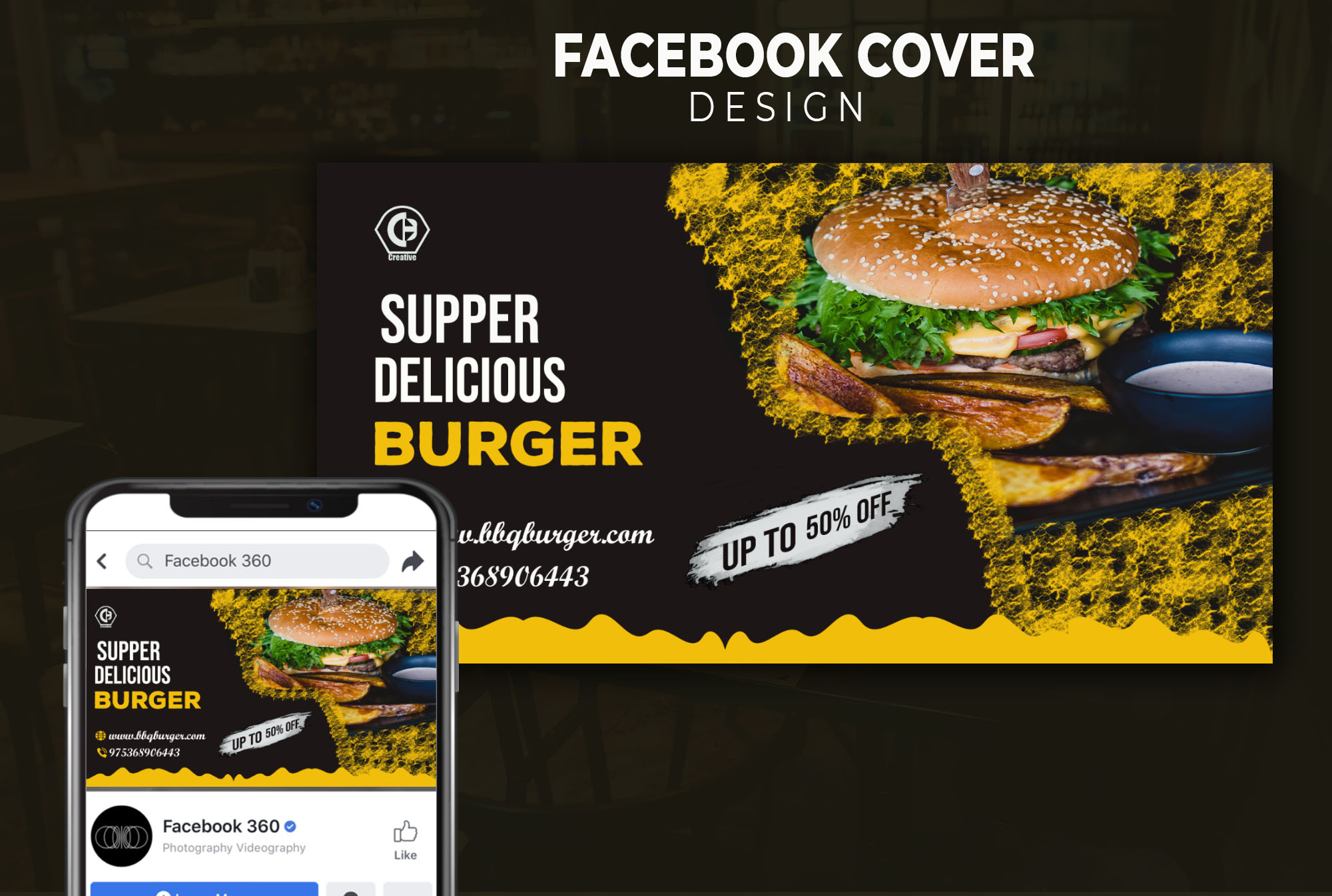 I will design a professional facebook cover