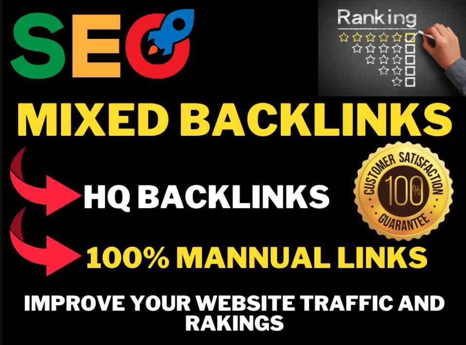 You will get mix backlinks for your website unique se...