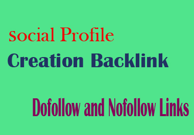 I will create manually 80 Social Profile Creation Bac...
