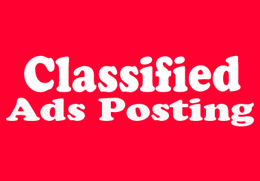 I Will Do 50 Manual Classified Ads Posting On Top Ad ...