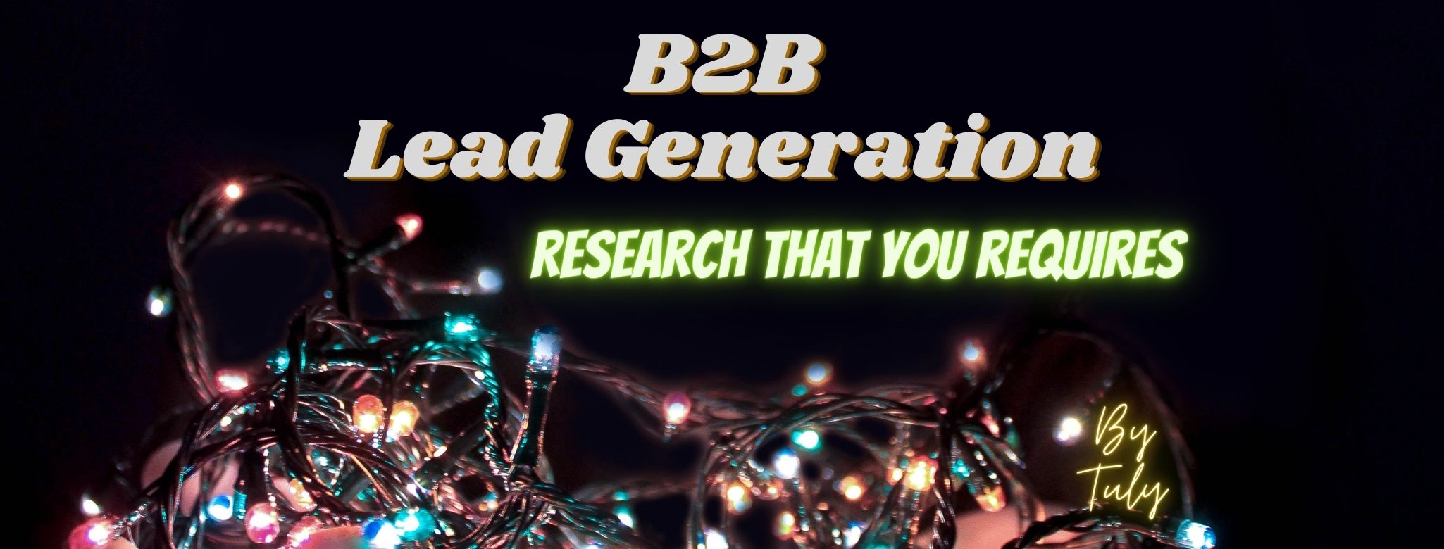 I will do any lead generation and b2b targeted lead g...