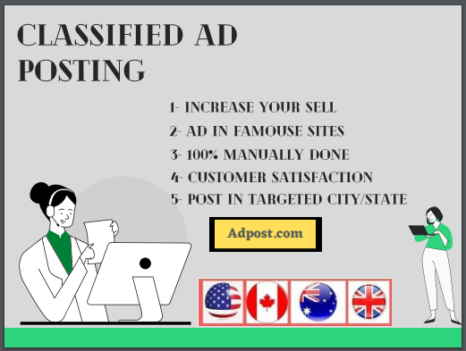 I will do classified ad posting