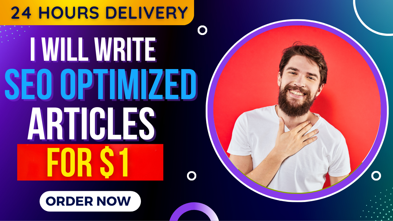 I will create an engaging, SEO optimized article or ...