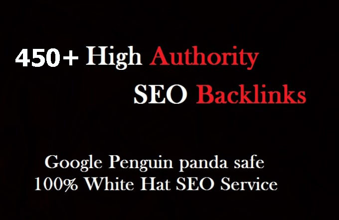 do 450 high quality SEO backlinks link building