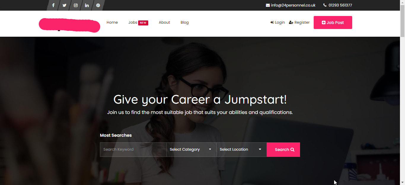 I will make a job board, recruitment, or agency web...