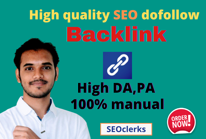 I will create high quality dofollow backlinks for you...