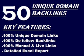 I will provide 50 unique domain high quality blog com...