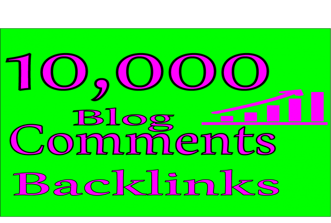 I'll create 10000 GSA blog comment backlinks for your...