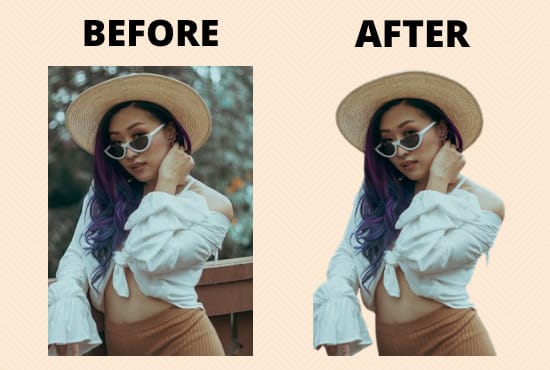 I will do100 images background removal super fast