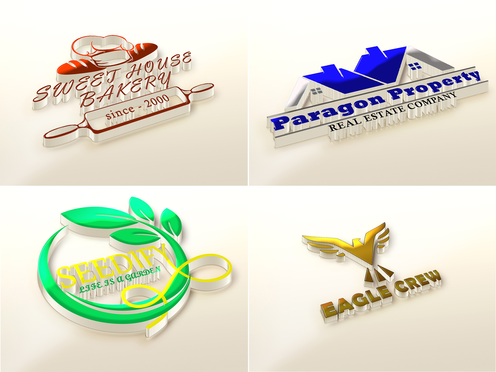 I will design modern creative versatile logo design