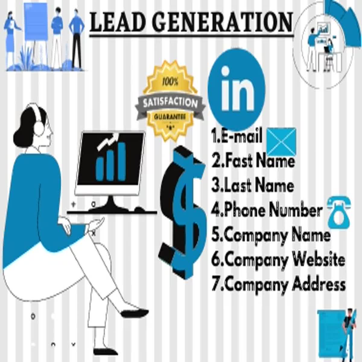 I will let you b2b leads generation and prospecting e...
