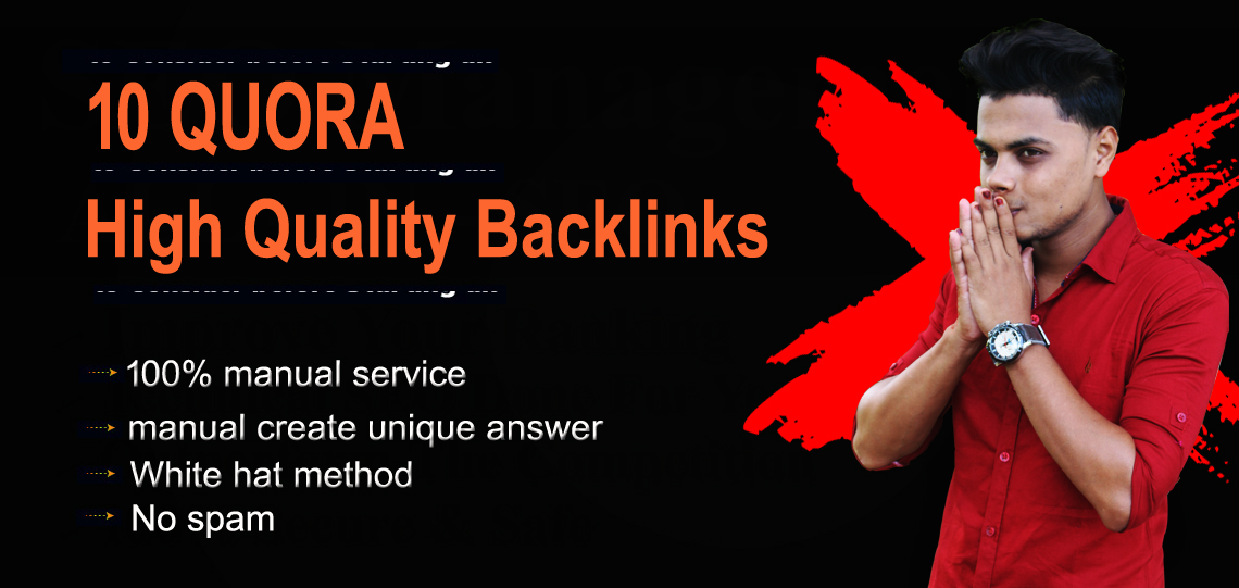 I will Give Niche Relevant Traffic with 10 Quora Answ...