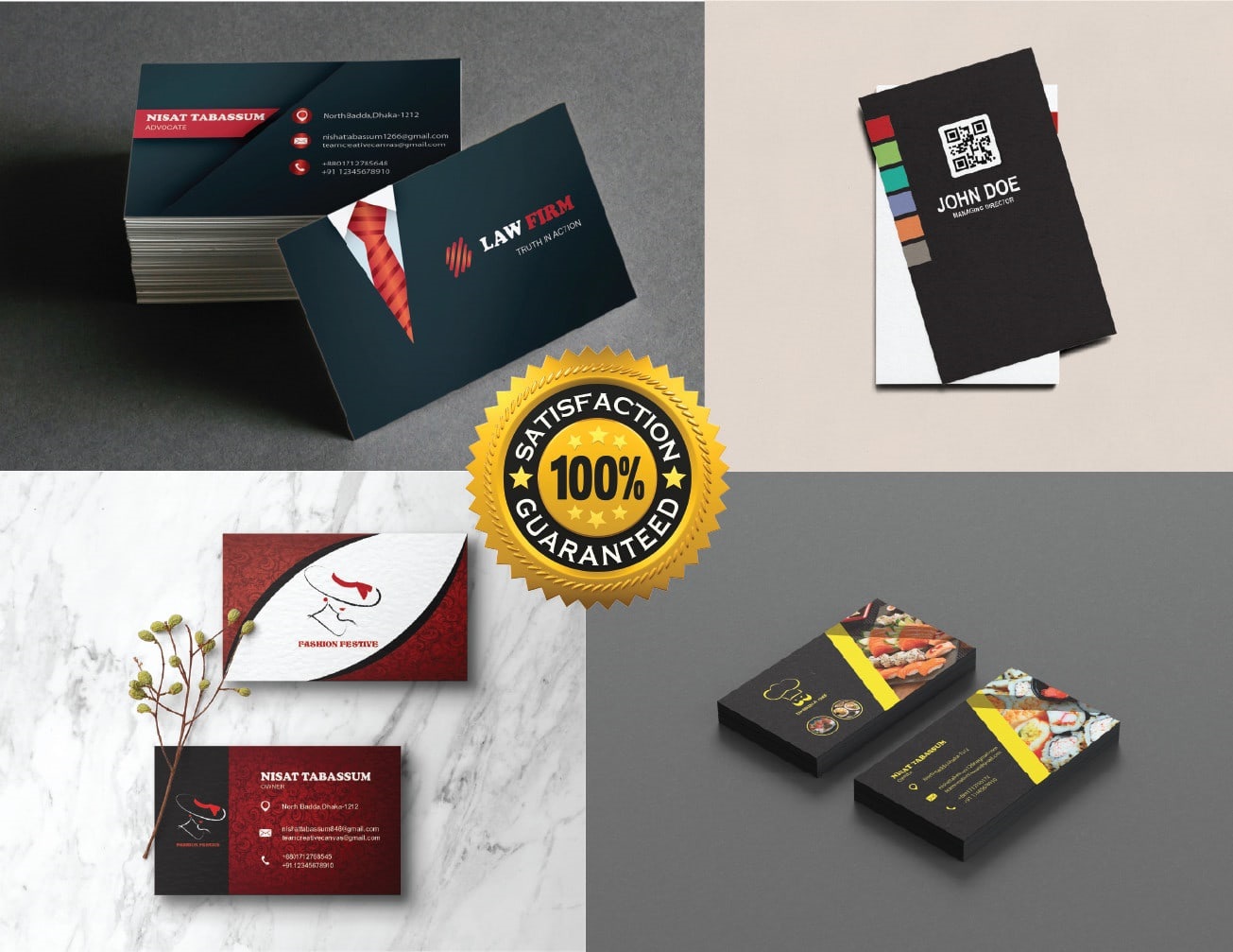 I will design modern unique professional business car...