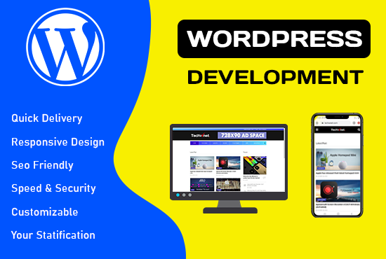 create a responsive wordpress website or wordpress de...