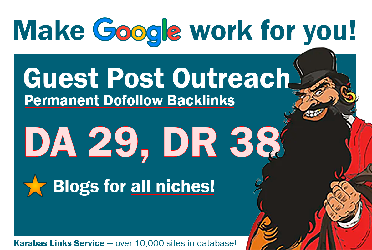 I will do outreach guest posting in general blog da 2...