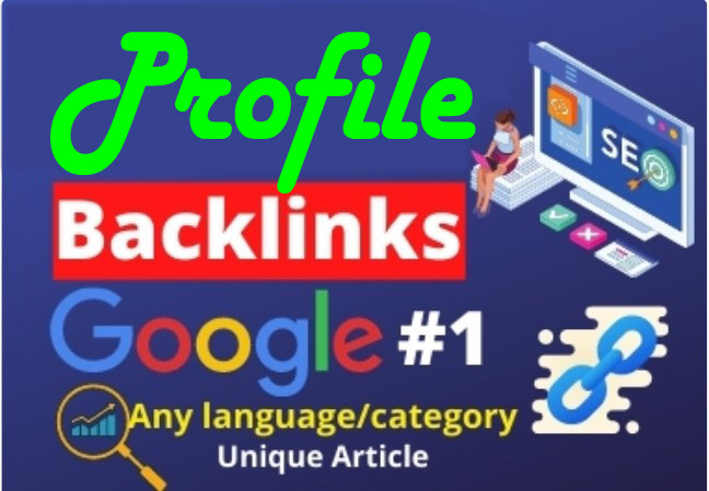 50 Profile backlinks on high authority dofollow build...