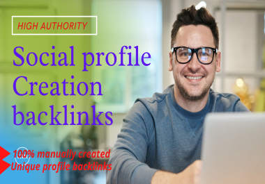 I will create 50 High-Quality backlinks & promote...