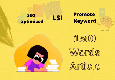 Most engaging and Unique 1500 words Article writing t...