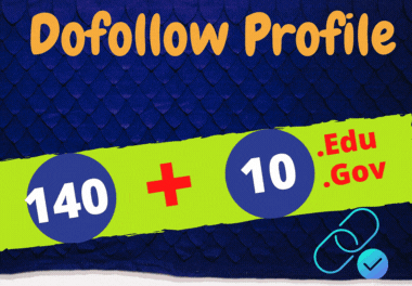 Powerful 150 Manual High Quality Dofollow Profile Bac...